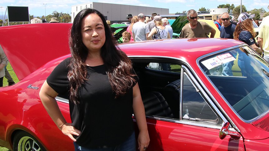 Evona Tyl with her Monaro