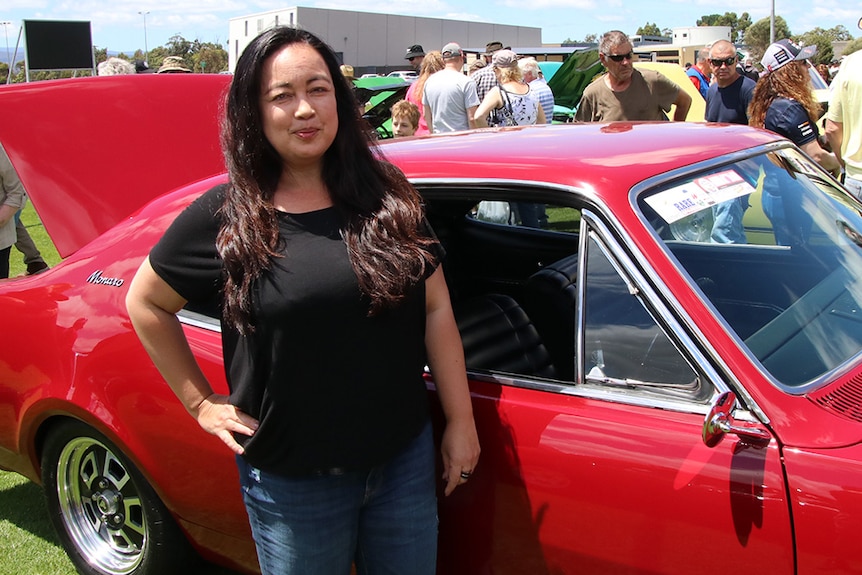 Evona Tyl with her Monaro