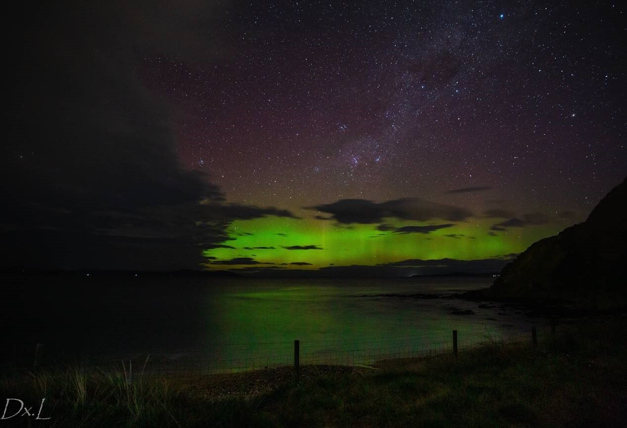 Aurora Australis visible from Tasmania leaves southern lights chasers