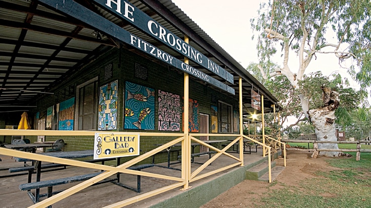 The Crossing Inn hotel in Fitzroy Crossing.