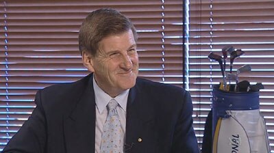 Out of the race: Mr Kennett has thrown his support behind Mr Baillieu. [File photo]