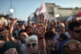Greeks protest in Athens calling for a "No" vote in the upcoming referendum