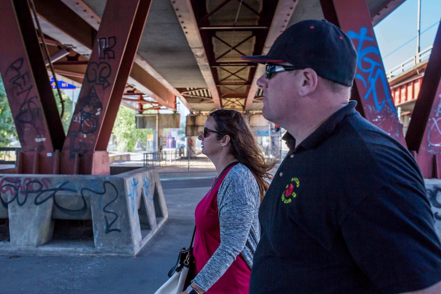 Rodney and Melanie McMurtrie head to the movies after dropping their daughter off to school.