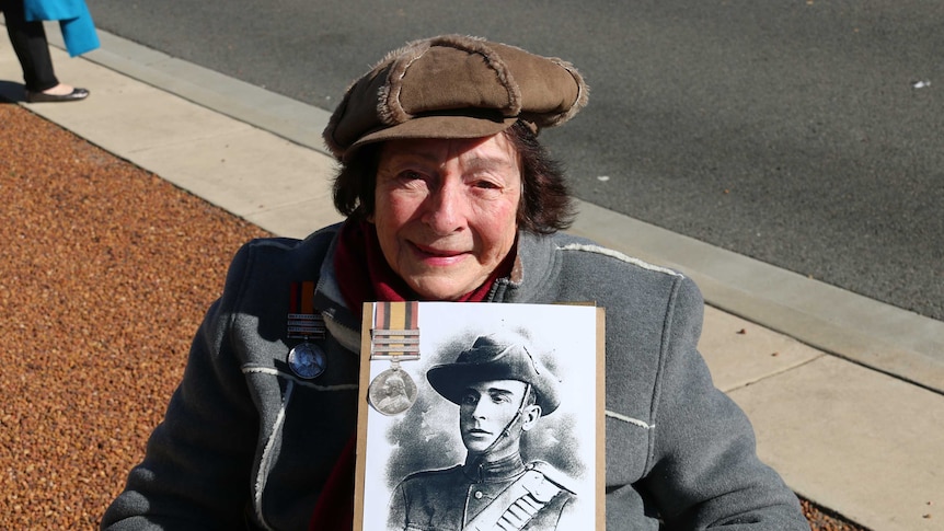 Portrait of Valma Hunter, first generation Boer War descendant of Corporal Joseph Lock, 5th QIB.