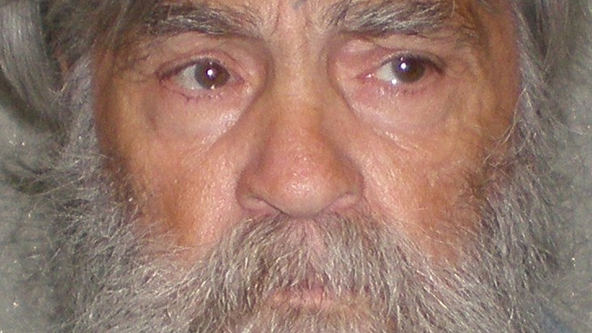 Convicted serial killer Charles Manson on June 16, 2011 at the California State Prison in California