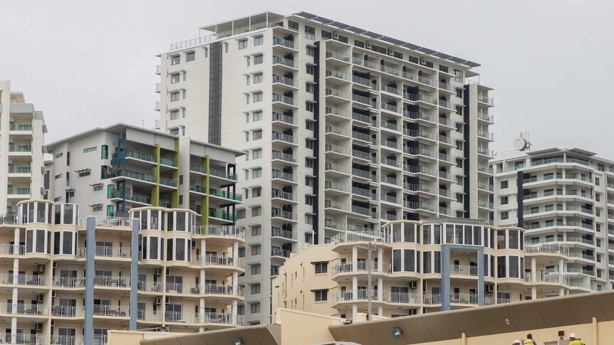 High rise apartments in Darwin.