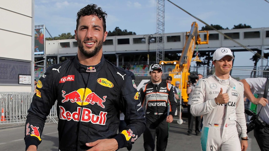 Daniel Ricciardo after qualifying second