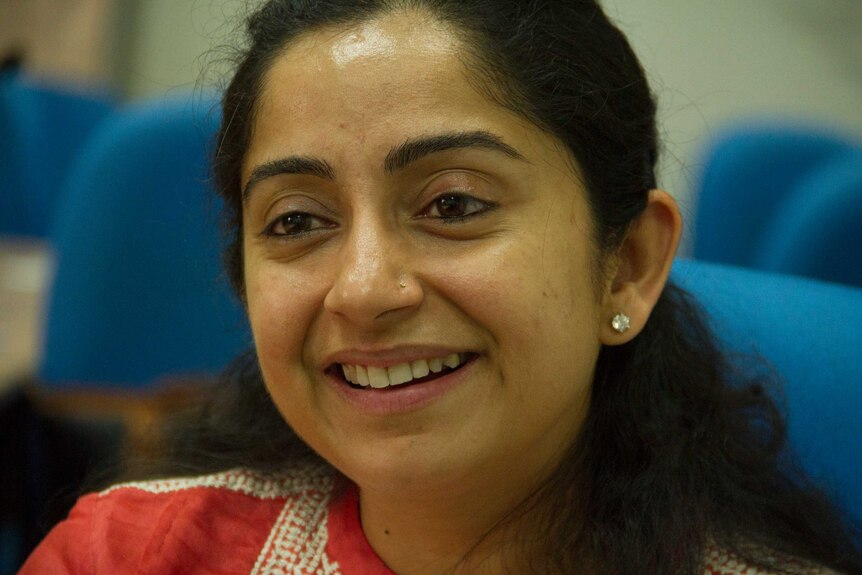 Close up of Shamika Ravi smiling.
