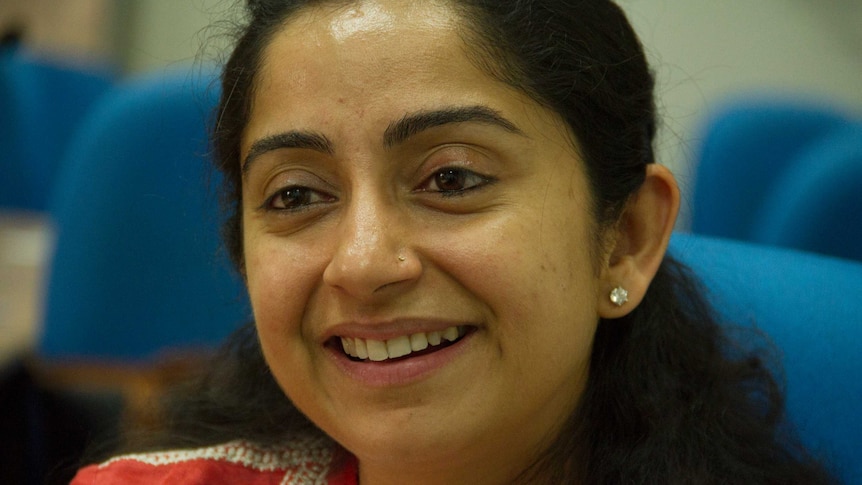 Close up of Shamika Ravi smiling.