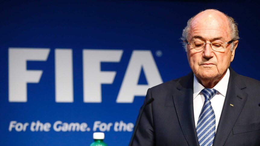Ban appeal ... Sepp Blatter