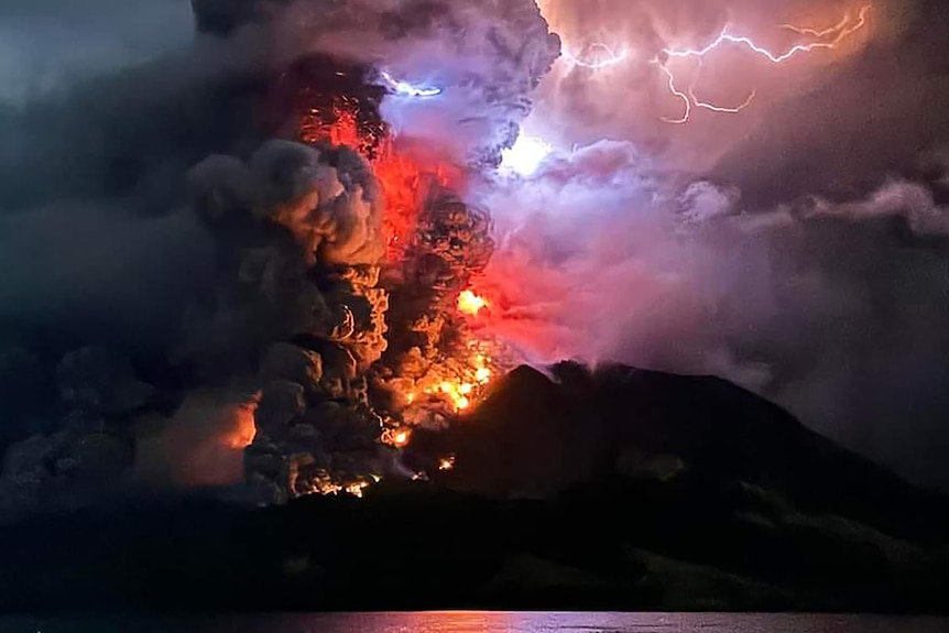 Indonesia volcano