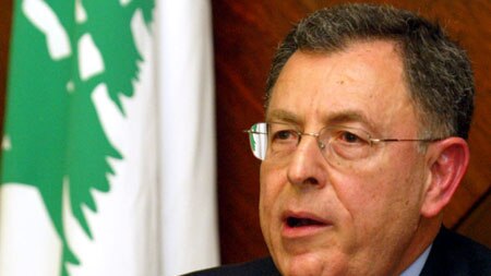 Protest: demonstrators are urging Lebanese Prime Minister Fouad Siniora to resign. (File photo)