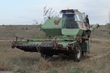 A combined tank-harvester.