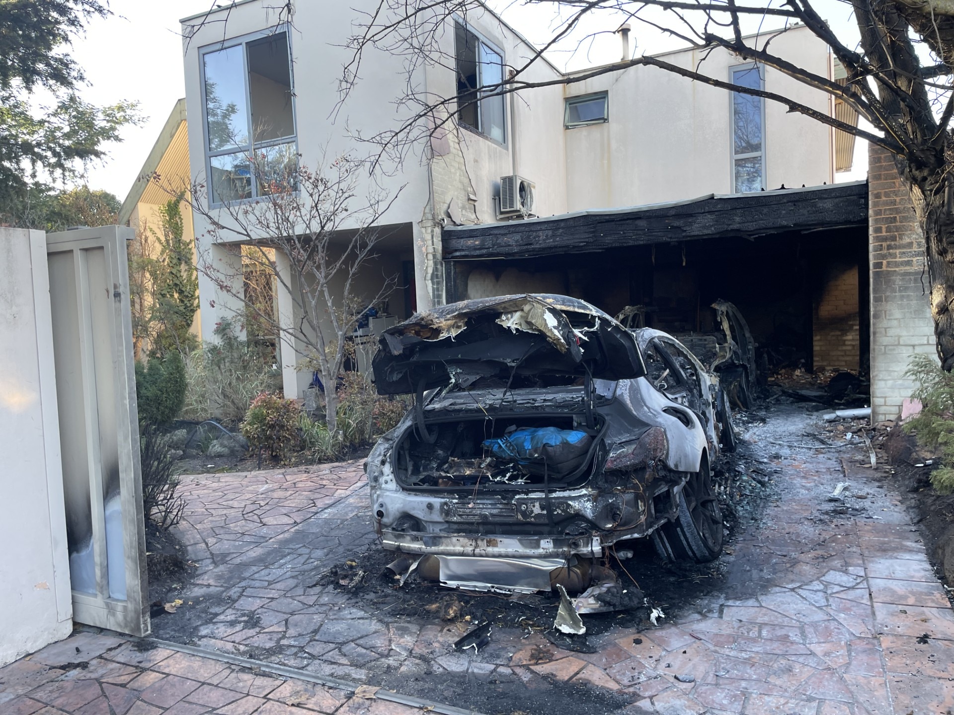 Melbourne bar rammed, doused with petrol amid suspicious fires