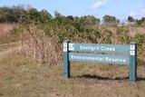A sign saying Shellgrit Creek Environmental Reserve