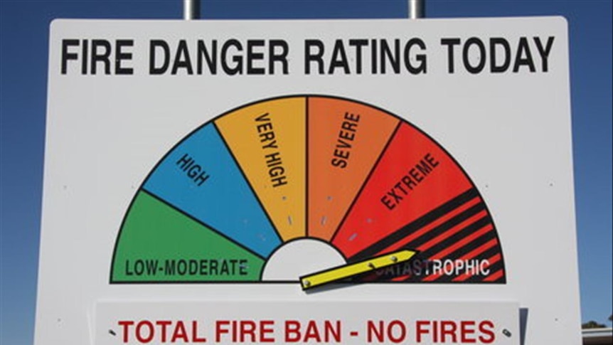 Eight districts in SA will be on alert tomorrow under a catastrophic fire danger rating.