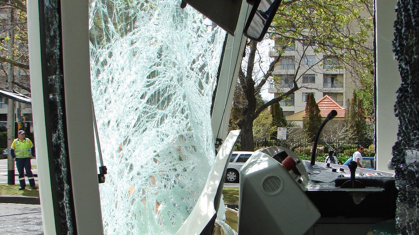 The trams were badly damaged in the crash