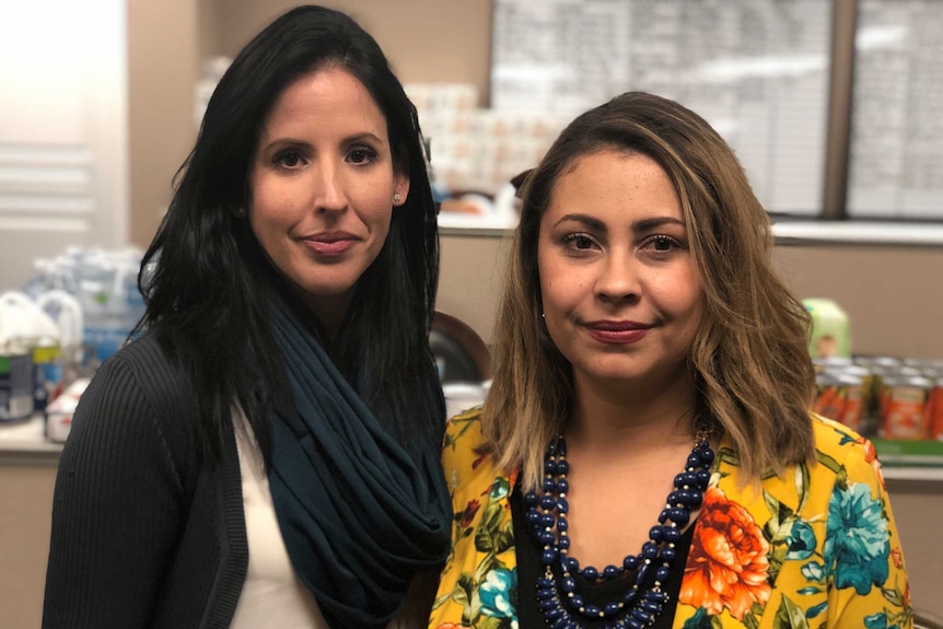 Karian Martinez and Catalina Hernandez standing together