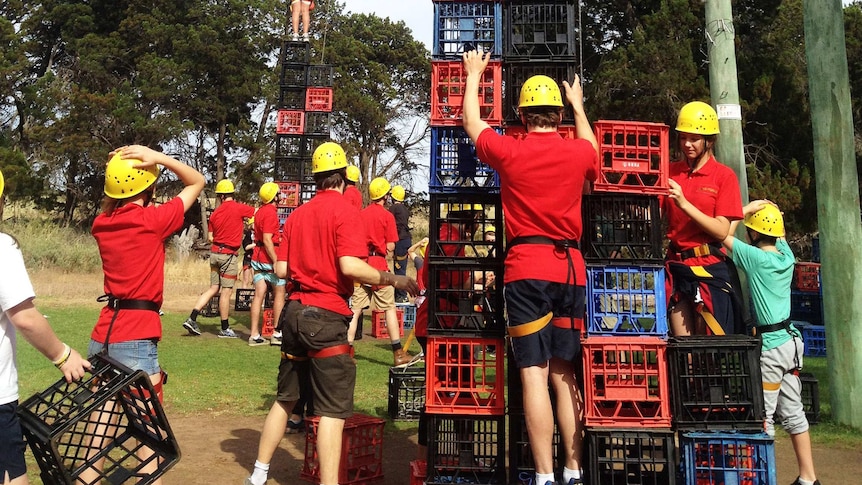 Children enjoy a challenge on a Second Chances SA camp