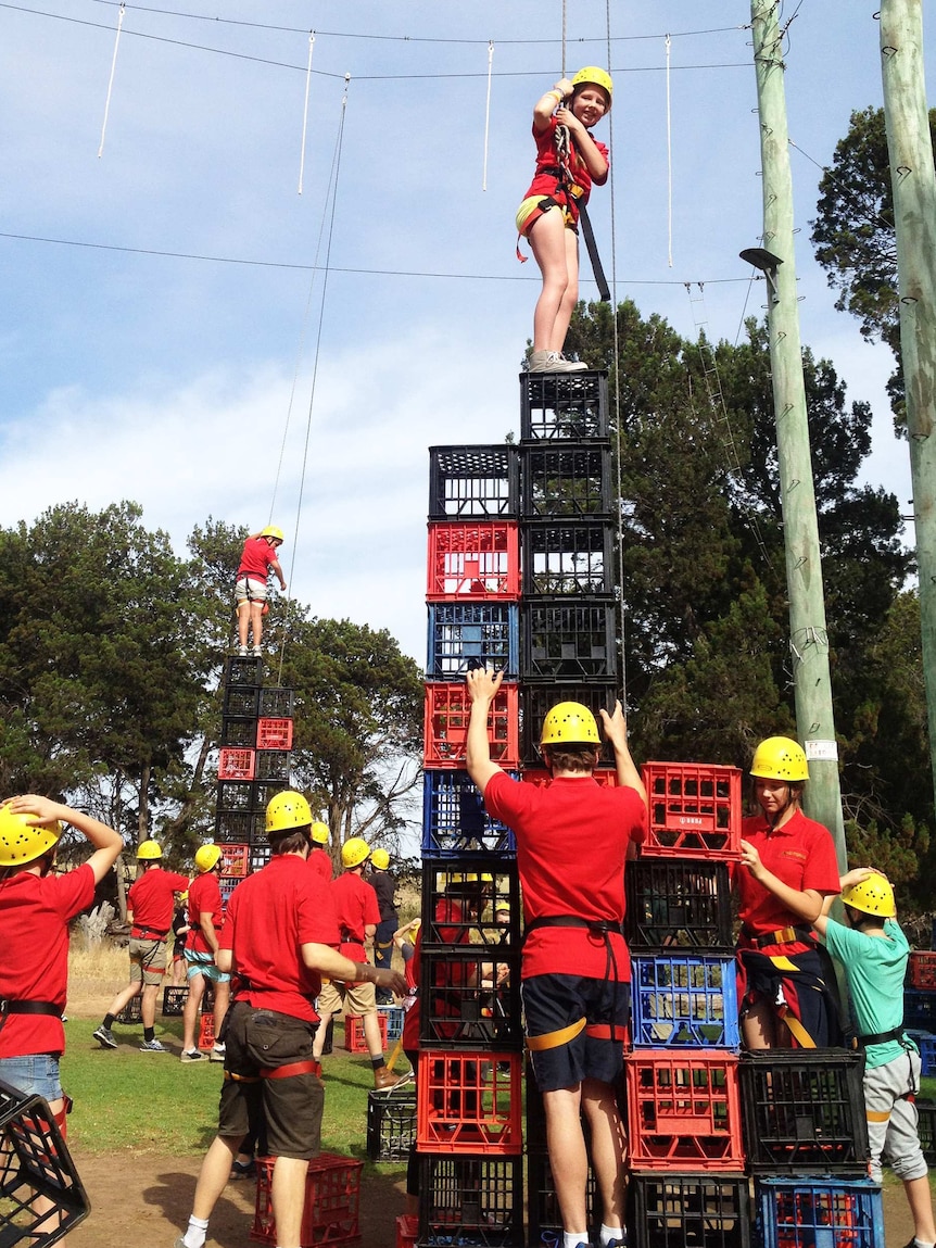 Children enjoy a challenge on a Second Chances SA camp