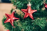 Christmas decorations on a tree