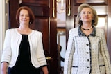 Prime Minister Julia Gillard (l) and US secretary of state Hillary Clinton