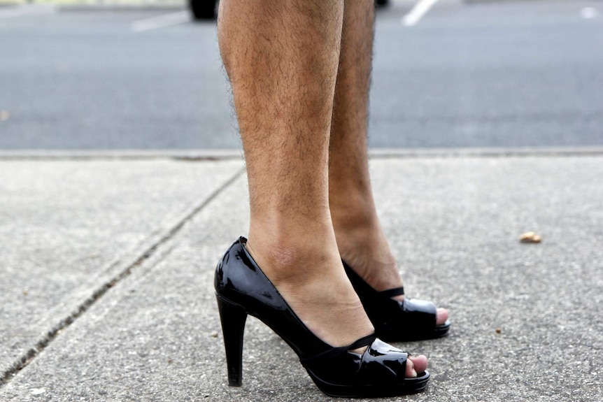 High heels close up