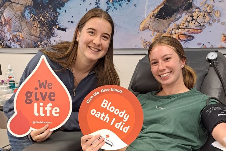Blood donor Isabelle Morrison