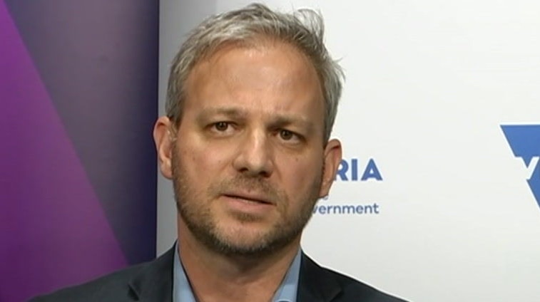 Chief Health Officer Brett Sutton, a man with grey hair and a short beard.