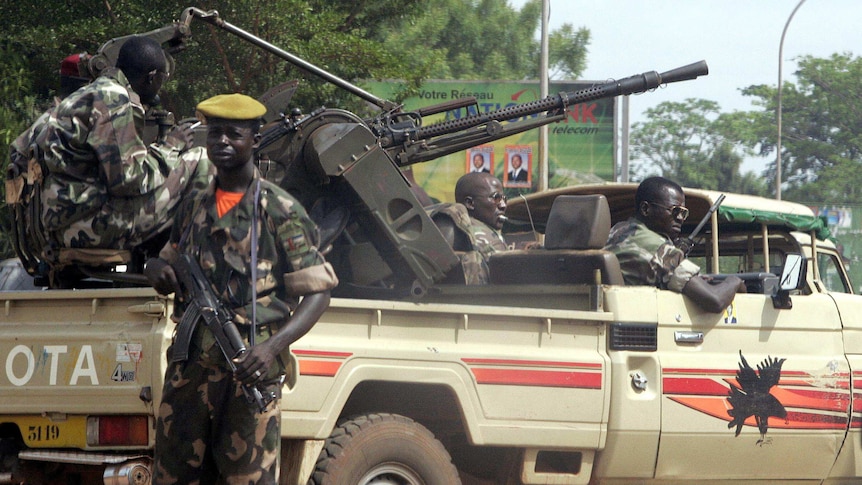 Members of presidential guard in Central African Republic