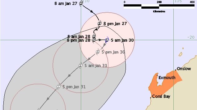 A tracking map of Cyclone Iggy