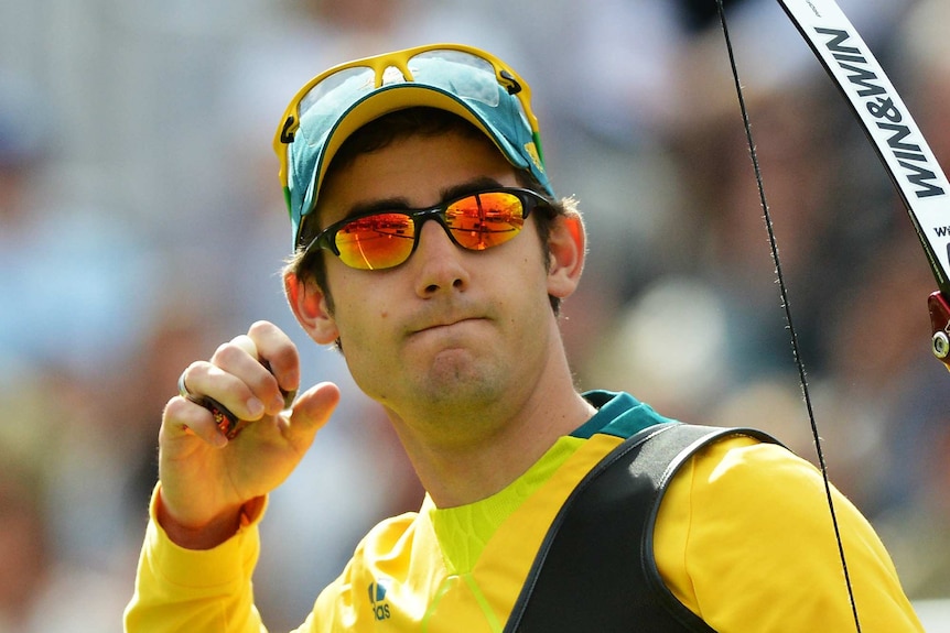 Australia competing in Olympic archery