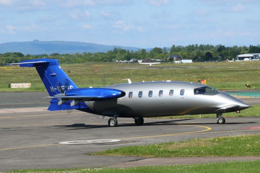 One of Greensill's private planes.