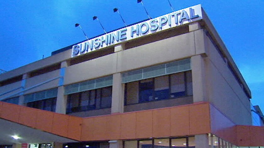 The man's body was found dumped outside Sunshine Hospital early.