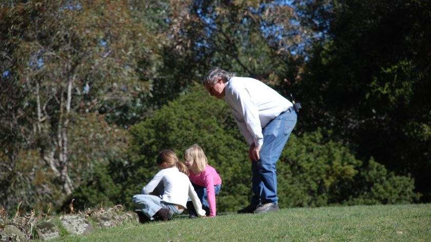 Author John Marsden at Candlebark (file photo).