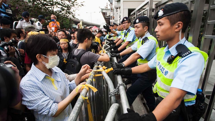Hong Kong democracy protesters