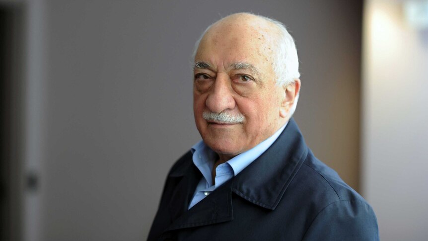A hand out picture of Fethullah Gulen.