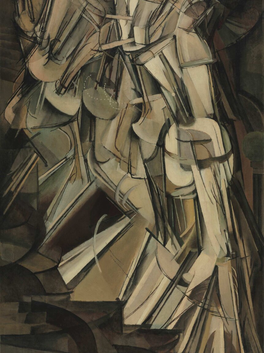 Marcel Duchamp's Nude descending a staircase (no. 2)