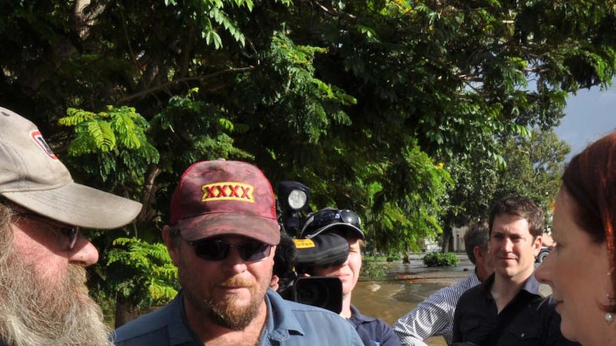 Julia Gillard visits Rockhampton floods