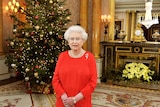 Queen Elizabeth II after delivering her Christmas message