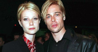 Brad Pitt and Gwyneth Paltrow on the red carpet in 1997