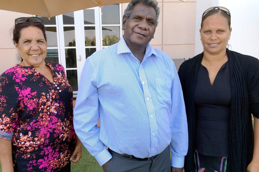 Northern Territory Palmer United Party parliamentarians; Alison Anderson, Francis Xavier Kurrupuwu and Larisa Lee
