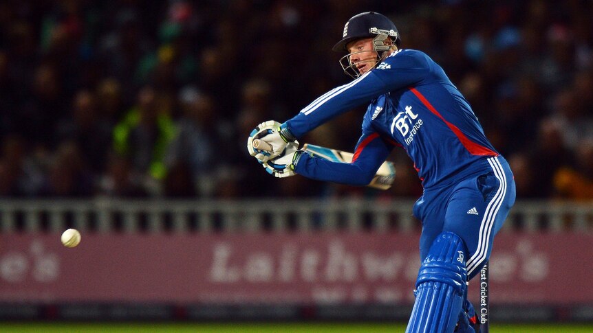 Jos Buttler smashes 32 runs from one over, the second most expensive over in international Twenty20.