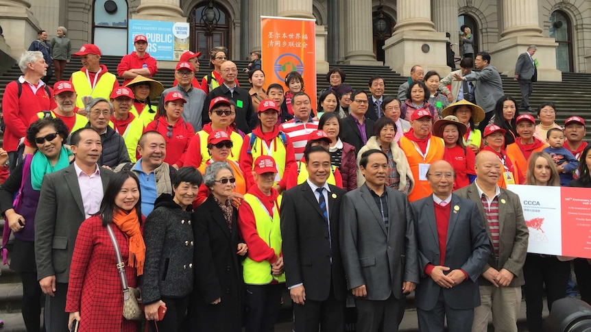 Descendants of Chinese miners celebrated at the end of their walk in the footsteps of discriminated diggers.