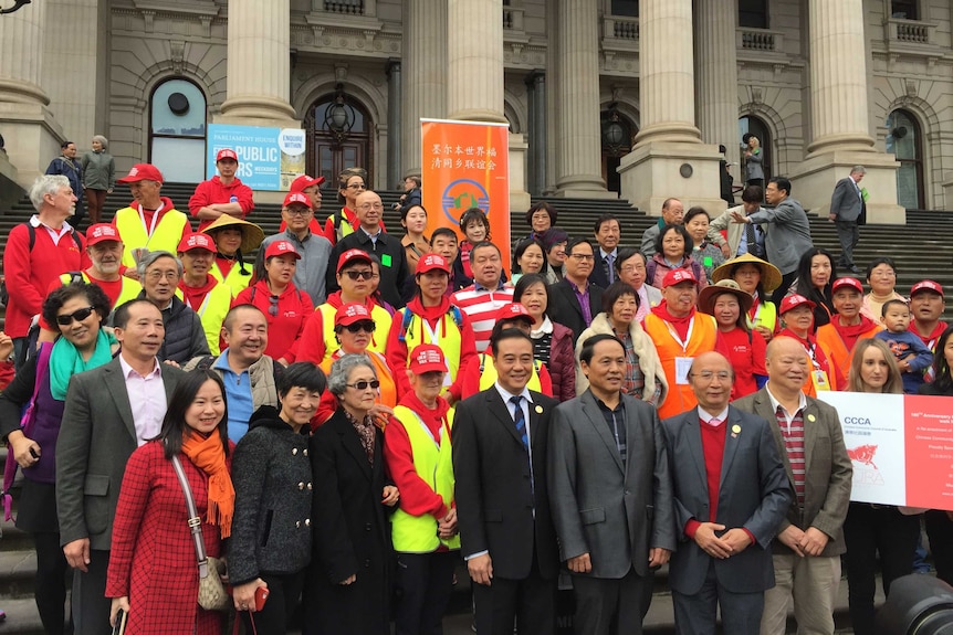 Descendants of Chinese miners celebrated at the end of their walk in the footsteps of discriminated diggers.