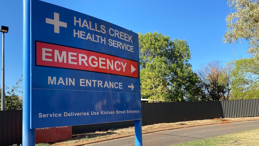 hospital_health_halls creek sign