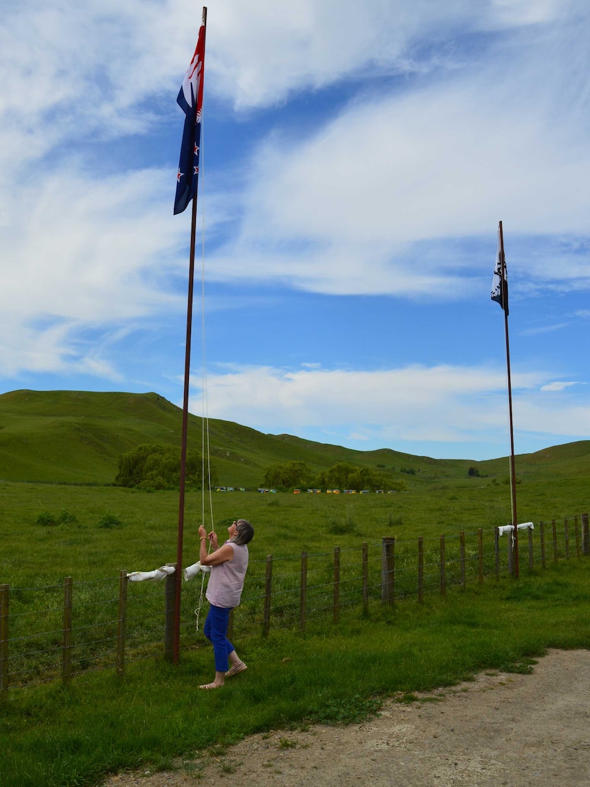 Viv MacFarlane on her farm