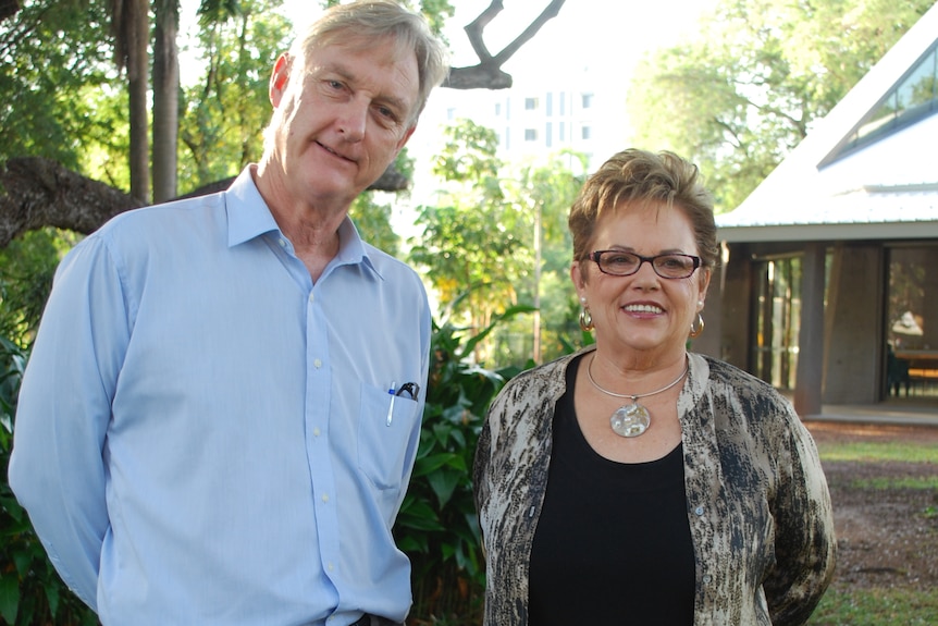 Tony Eastley and Lindy Chamberlain-Creighton