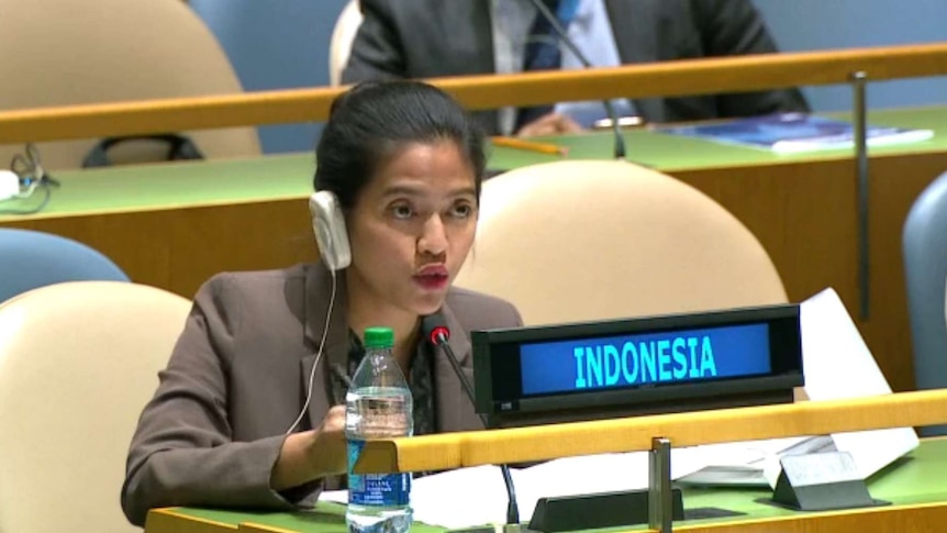 Nara Masista Rakhmatia, an official at Indonesia's permanent mission to the United Nations