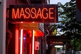 Young boys and girls are being advertised by massage parlours on the Gold Coast.